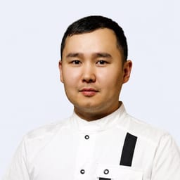 Portrait photo of a doctor, appointment in the city of Almaty