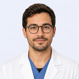 Portrait photo of a doctor, appointment in Almaty