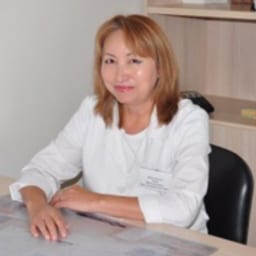 Portrait photo of a doctor, appointment in Almaty