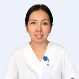 Portrait photo of a doctor, appointment in Astana