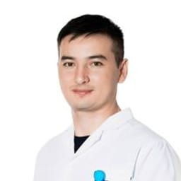 Portrait photo of a doctor, appointment in Astana