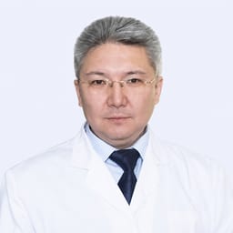 Portrait photo of a doctor, appointment in the city of Astana