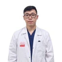 Portrait photograph of a doctor, appointment in the city of Almaty
