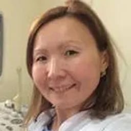 Portrait photo of a doctor, appointment in the city of Astana