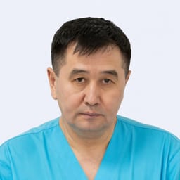 Portrait photo of a doctor, appointment in Astana