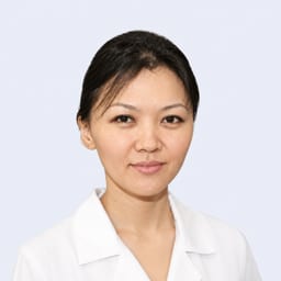 Portrait photo of a doctor, appointment in Astana