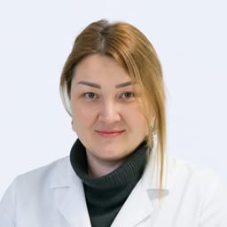 Portrait photo of a doctor, appointment in the city of Astana