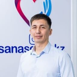 Portrait photograph of a doctor, appointment in the city of Astana