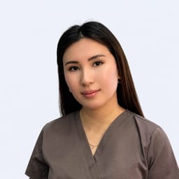 Portrait photo of a doctor, appointment in the city of Astana