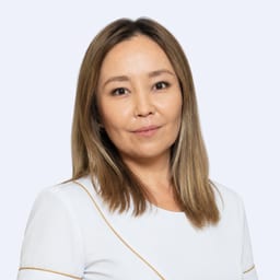 Portrait photo of a doctor, appointment in Almaty