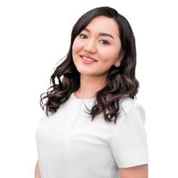Portrait photo of a doctor, appointment in Astana