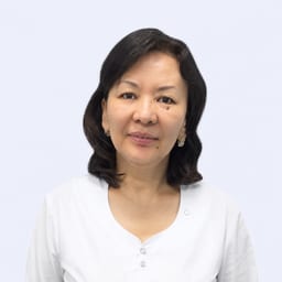 Portrait photo of a doctor, appointment in Astana