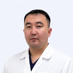 Portrait photo of a doctor, appointment in the city of Astana