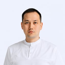 Portrait photo of a doctor, appointment in the city of Astana
