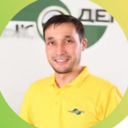 Portrait photo of a doctor, appointment in Astana