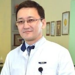 Portrait photo of a doctor, appointment in Astana