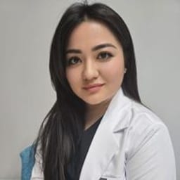 Portrait photo of a doctor, appointment in Almaty