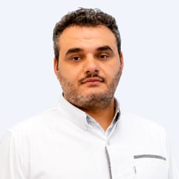 Portrait photo of a doctor, appointment in the city of Almaty