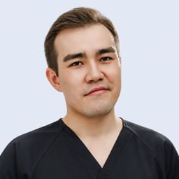 Portrait photo of a doctor, appointment in Almaty