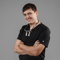 Portrait photo of a doctor, appointment in the city of Astana