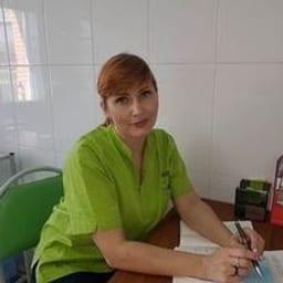 Portrait photo of a doctor, appointment in the city of Almaty