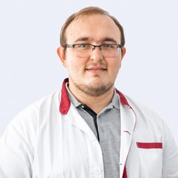 Portrait photo of a doctor, appointment in Almaty