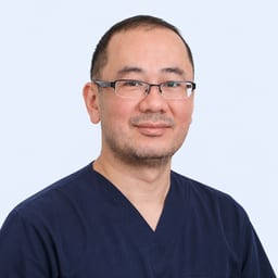 Portrait photo of a doctor, appointment in the city of Almaty