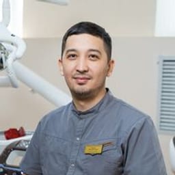 Portrait photo of a doctor, appointment in the city of Astana