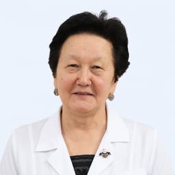 Portrait photo of a doctor, appointment in the city of Almaty