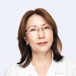 Portrait photograph of a doctor, appointment in the city of Astana