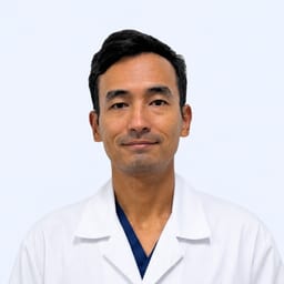 Portrait photo of a doctor, appointment in Almaty