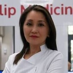 Portrait photo of a doctor, appointment in Almaty