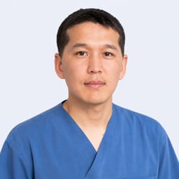 Portrait photo of a doctor, appointment in Astana