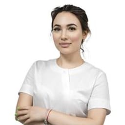 Portrait photo of a doctor, appointment in the city of Astana