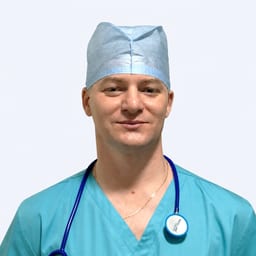 Portrait photo of a doctor, appointment in the city of Almaty
