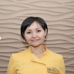 Portrait photo of a doctor, appointment in the city of Astana