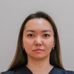 Portrait photograph of a doctor, appointment in the city of Almaty