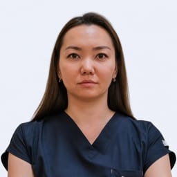 Portrait photograph of a doctor, appointment in the city of Almaty