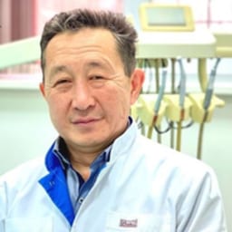 Portrait photo of a doctor, appointment in the city of Almaty