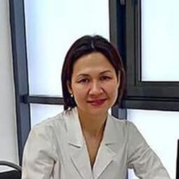 Portrait photo of a doctor, appointment in the city of Astana