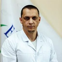 Portrait photo of a doctor, appointment in the city of Almaty