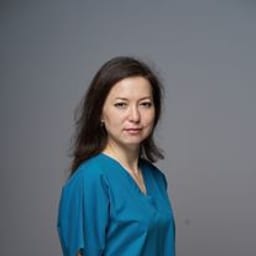 Portrait photo of a doctor, appointment in Astana