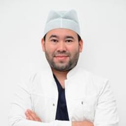 Portrait photo of a doctor, appointment in the city of Astana