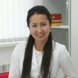 Portrait photo of a doctor, appointment in the city of Almaty