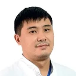 Portrait photo of a doctor, appointment in the city of Almaty