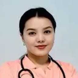 Portrait photo of a doctor, appointment in Astana