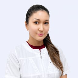 Portrait photo of a doctor, appointment in the city of Almaty