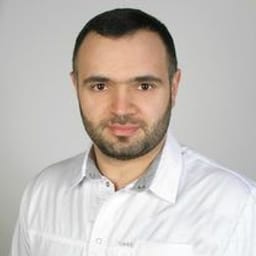 Portrait photo of a doctor, appointment in the city of Almaty