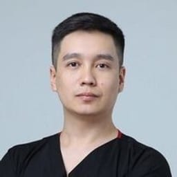 Portrait photo of a doctor, appointment in the city of Almaty