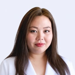 Portrait photo of a doctor, appointment in the city of Astana